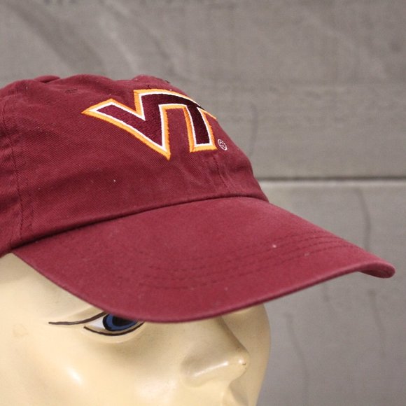Red Oak Other - VT Virginia Tech Hokies Team Logo Baseball Cap Hat